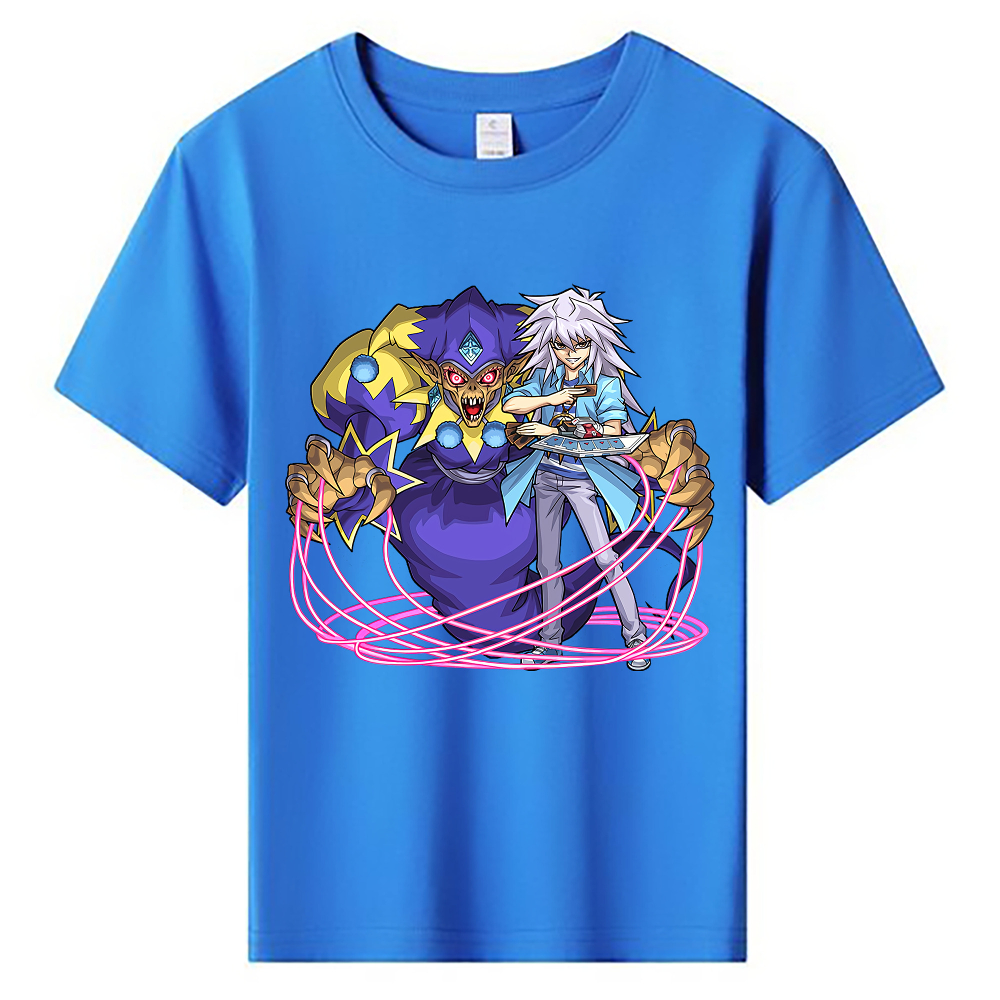 （画像用） 遊☆戯☆王 Yu-Gi-Oh! 綿100％キッズTシャツ（フロントプリント）